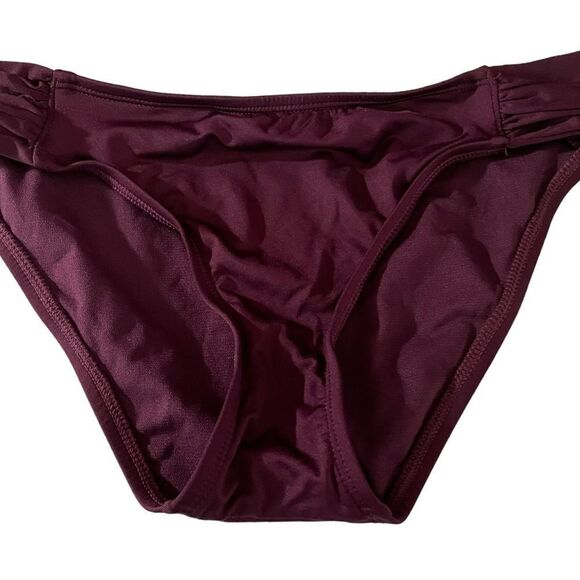 BIKINI BOTTOM IN EGGPLANT BY KONA SOL SZ M - Picture 1 of 5